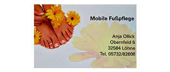 Mobile Fusspflege Anja Ollick
