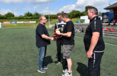 Trainer Michael Langner wird verabschiedet